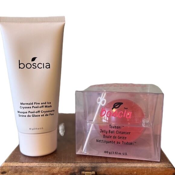 Boscia Fire & Ice Cryosea Mermaid mask and Tsubaki Jelly Ball Cleanser - Picture 1 of 5